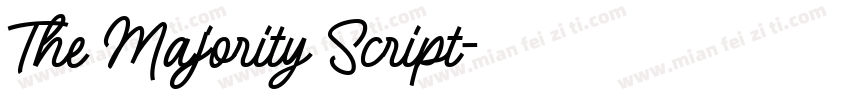The Majority Script字体转换
